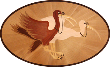 Ciardelli birds wood carving, propane delivery & oil delivery company logo