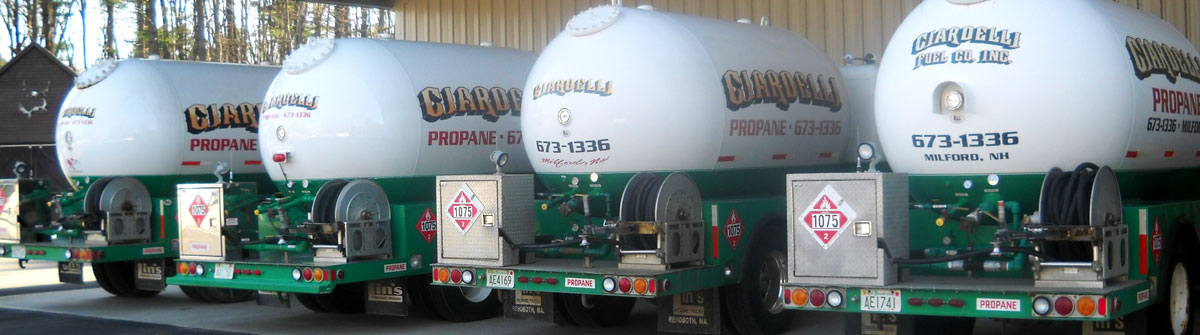 Ciardelli Fuel propane delivery trucks