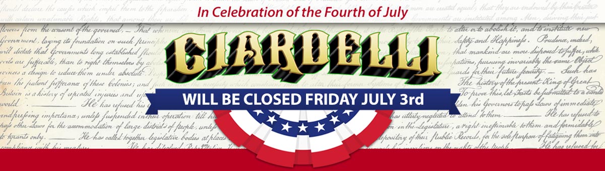 Ciardelli Fuel Company closed Friday, July 3, 2026
